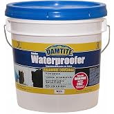 DAMTITE Maximum Coverage Powder Waterproofer, Apply to Wet or Dry Walls, Twice The Coverage Compared to Competition (White, 7lb)