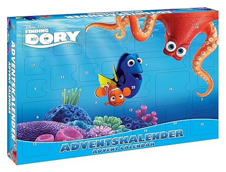 Craze 53974 - Adventskalender Disney Pixar Finding Dory, sortiert, bunt