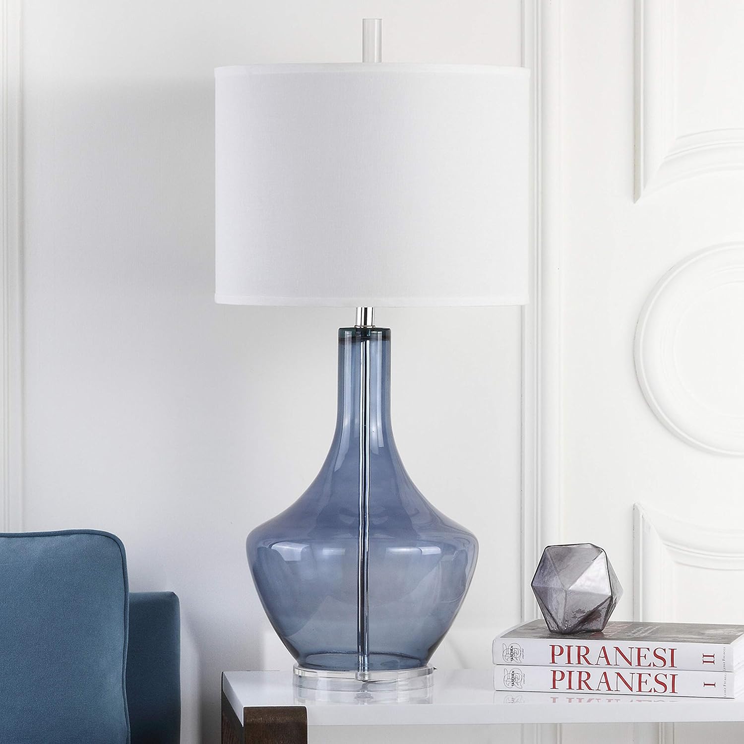 Best navy blue glass table lamps