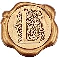 Amazon.com: Yoption 50Pcs Antique Gold Letter L Adhesive Wax Seal ...