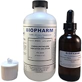 Biopharm Phenolphthalein Indicator, 1% (w/v), 250 mL &amp; 50 mL Dropper Bottle | Safer, Non-Flammable Formula. Dropper Bottle Contains 50 mL of Solution. Easy-Dispense Cap. Great for Labs, Soapmaking &amp; More