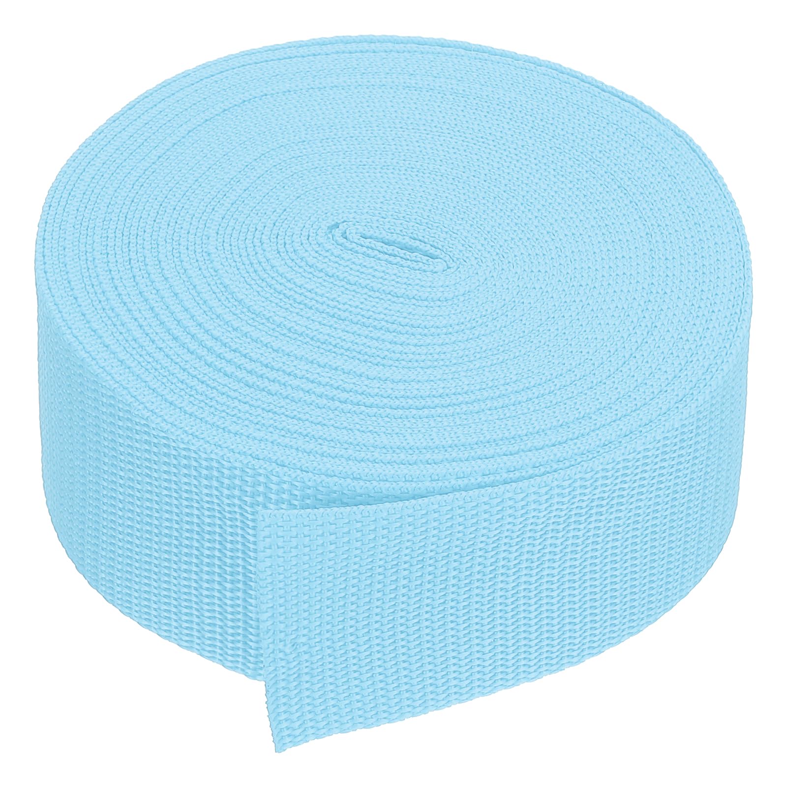 PATIKIL 9 Meters Webbing, 50mm Polypropylene Webbing Strap Heavy Webbing Roll Chair Straps for Indoor Outdoor Climbing DIY Crafting, Sky Blue