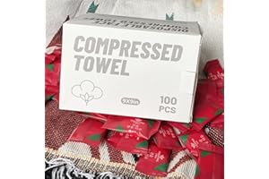 Mini Compressed Towel, (100PCS) Camping Towel, Disposable Face Compressed Towels, Soft Compressed Hand Wipe, Portable Compres