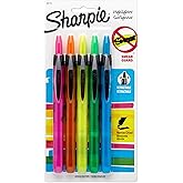 Sharpie Accent Retractable Assorted 5 Pack