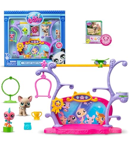 Amazon.com: Littlest Pet Shop Cat Hide Away Playset Doll Playset