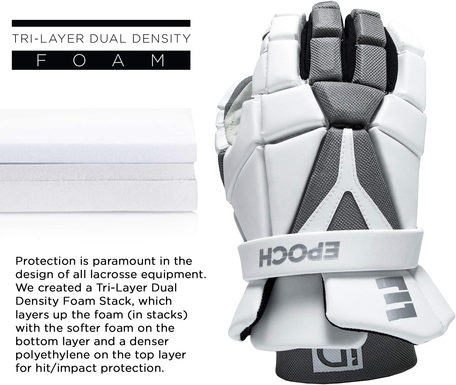 Epoch iD Lacrosse Gloves for Attack, Middie and Defensemen : Sports & Outdoors