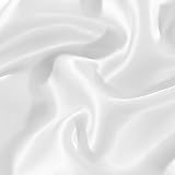 EHEYCIGA Silk Satin Pillow Cases 2 Pack White Standard 50x75 cm view 7