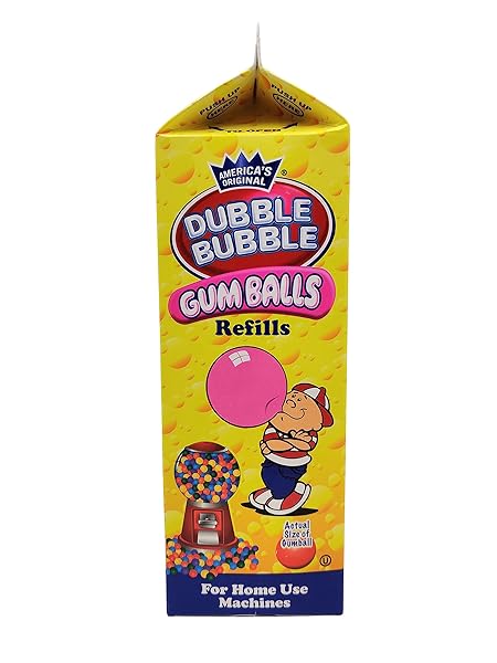 DUBBLE BUBBLE GUMBALLS, 20OZ CARTON (1)