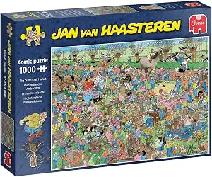 JUMBO Jan Van Haasteren Jigsaw Puzzle - The Dutch Craft Market, 1000 Pieces - View #7
