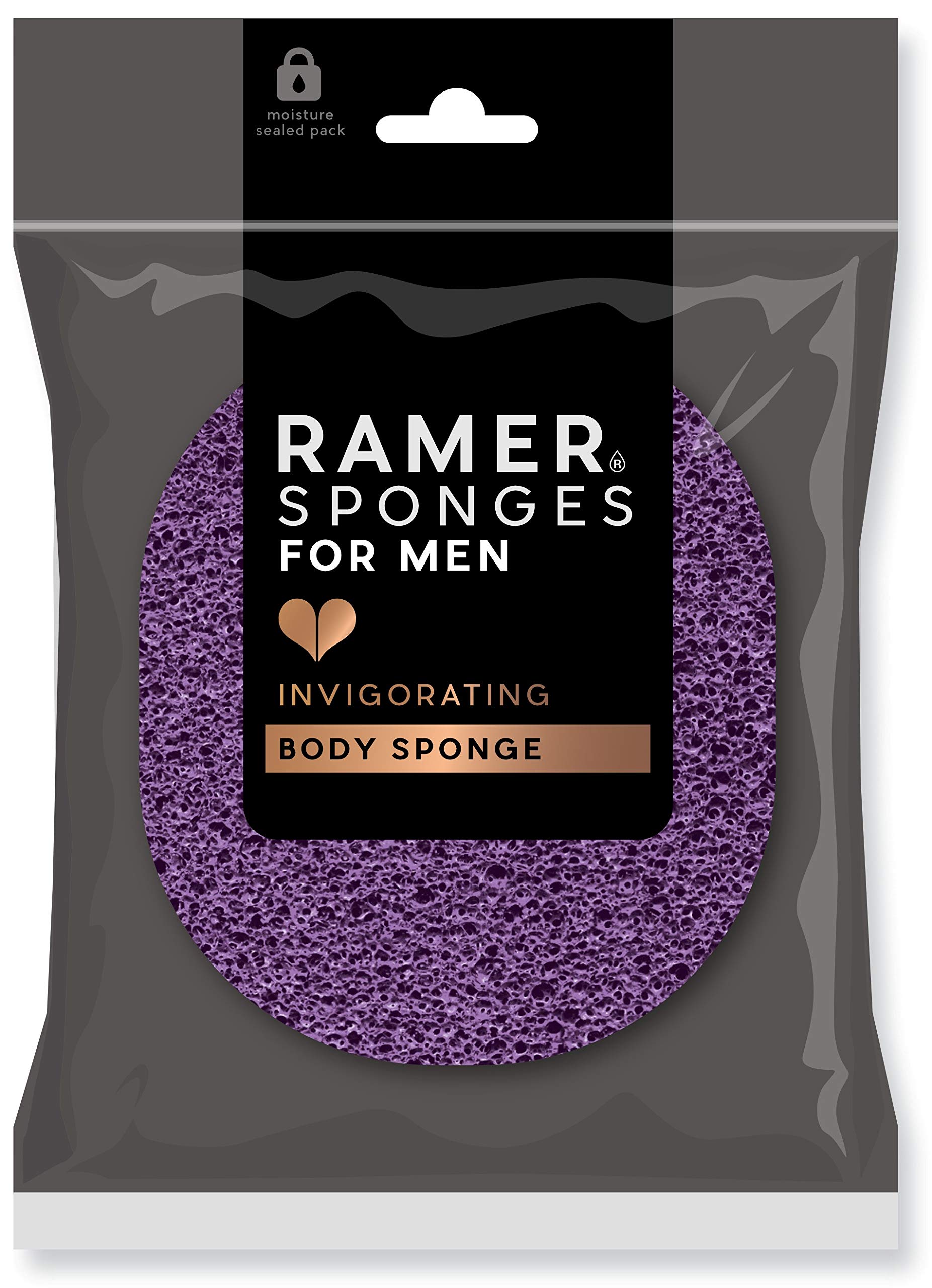 Ramer for Men Invigorating Body Sponge - Ultra-Violet