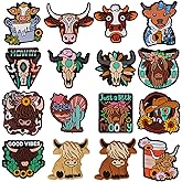 WEWAYSMILE 16pc Animal Silicone Beads - Cows