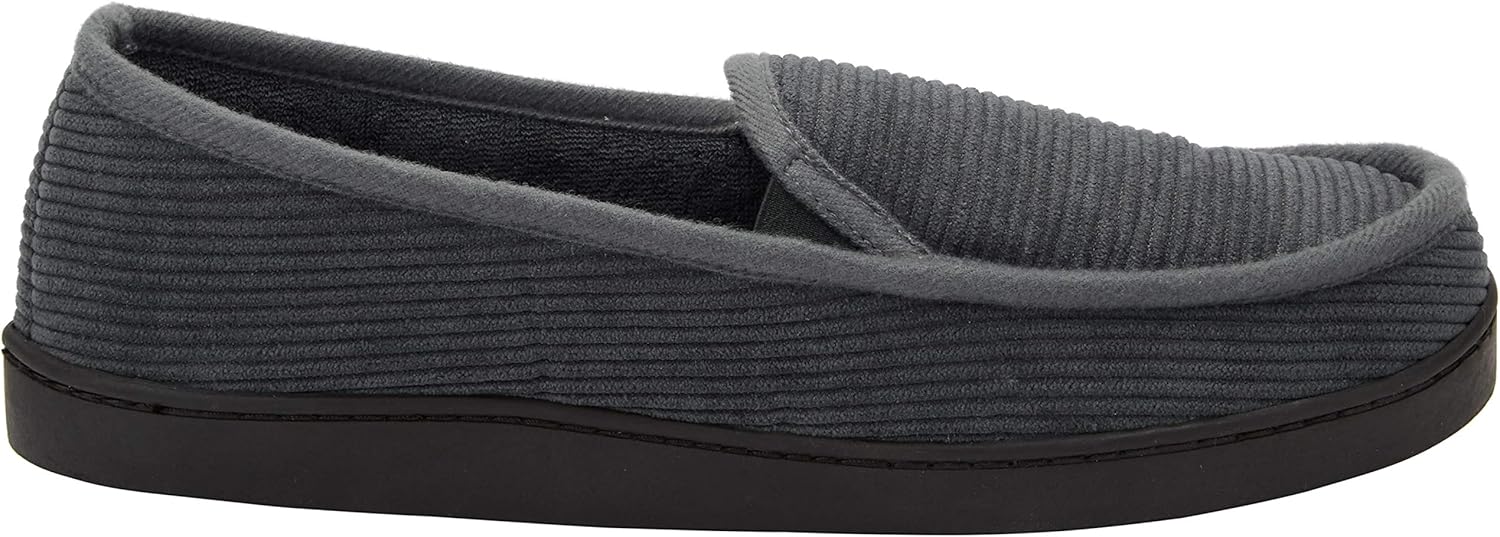 mens corduroy slippers wide width