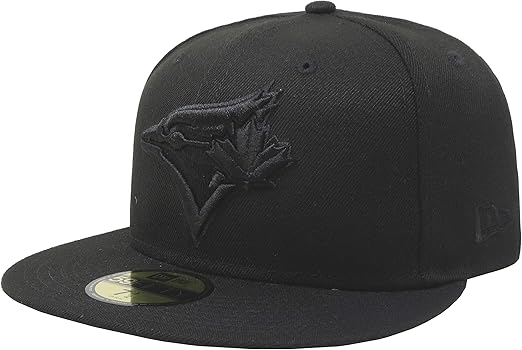 Amazon Com New Era 59fifty Hat Mlb Toronto Blue Jays Alternate Bird Black Clothing