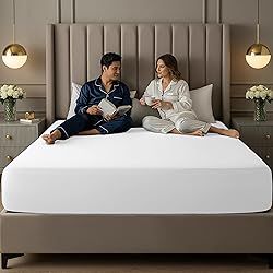 Utopia Bedding Queen Fitted Sheet Deep Pocket