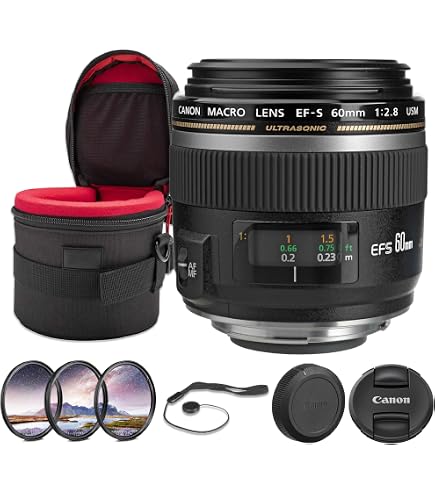 Amazon.com : Canon EF-S 60mm f/2.8 Macro USM Fixed Lens for Canon