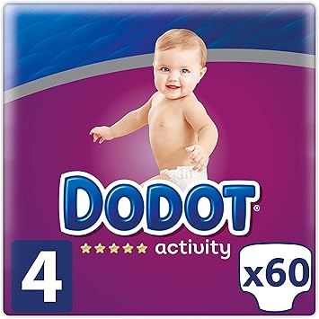 Dodot Activity - Pañales Talla 4, 60 Pañales, 9-14 kg: Amazon.es: Salud y cuidado personal
