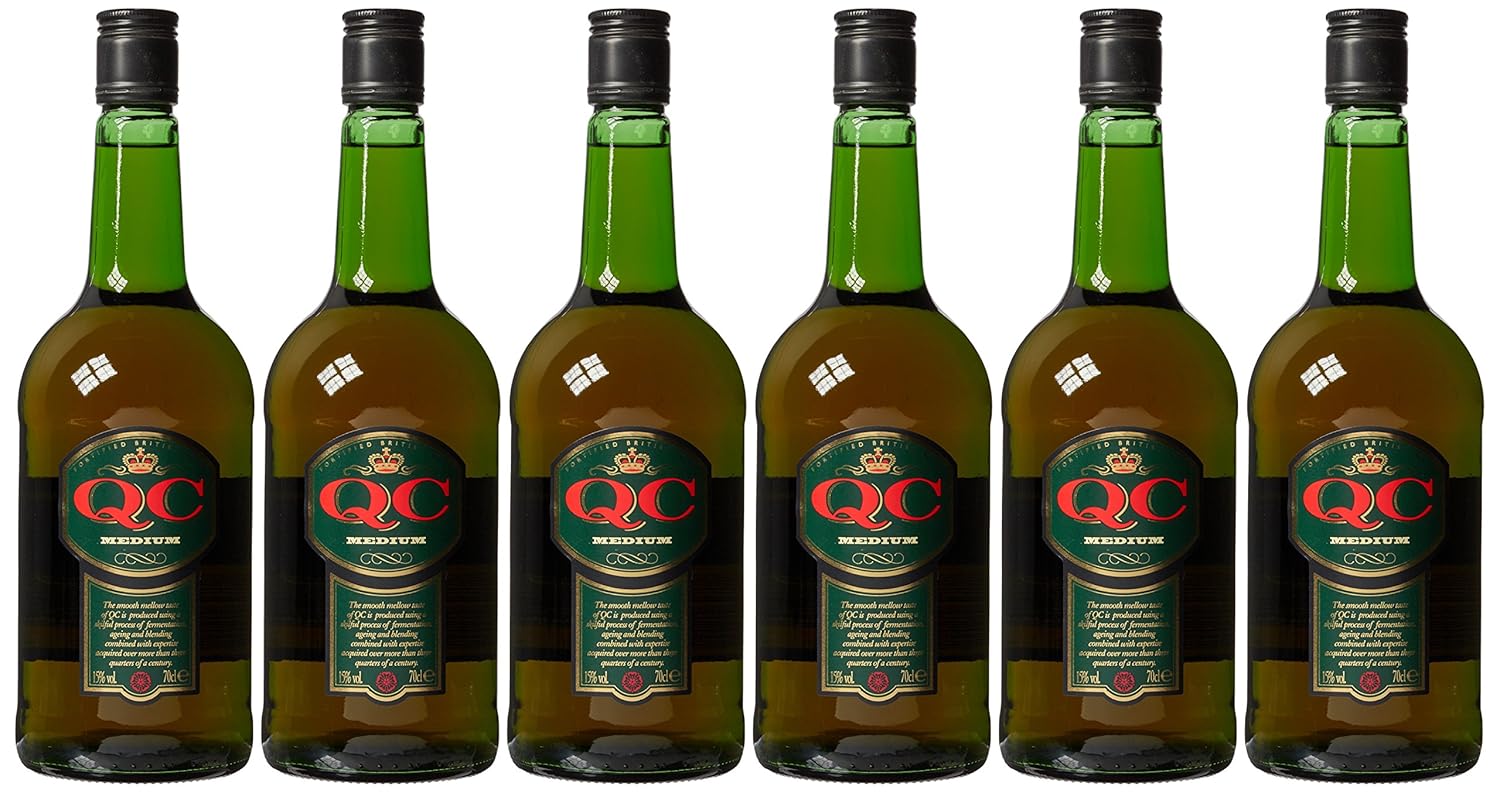 QC Medium Fortified British Wine 75 cl (Case of 6) Amazon.co.uk Grocery