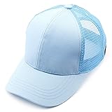 C.C Hatsandscarf Ponytail caps Messy Buns Trucker