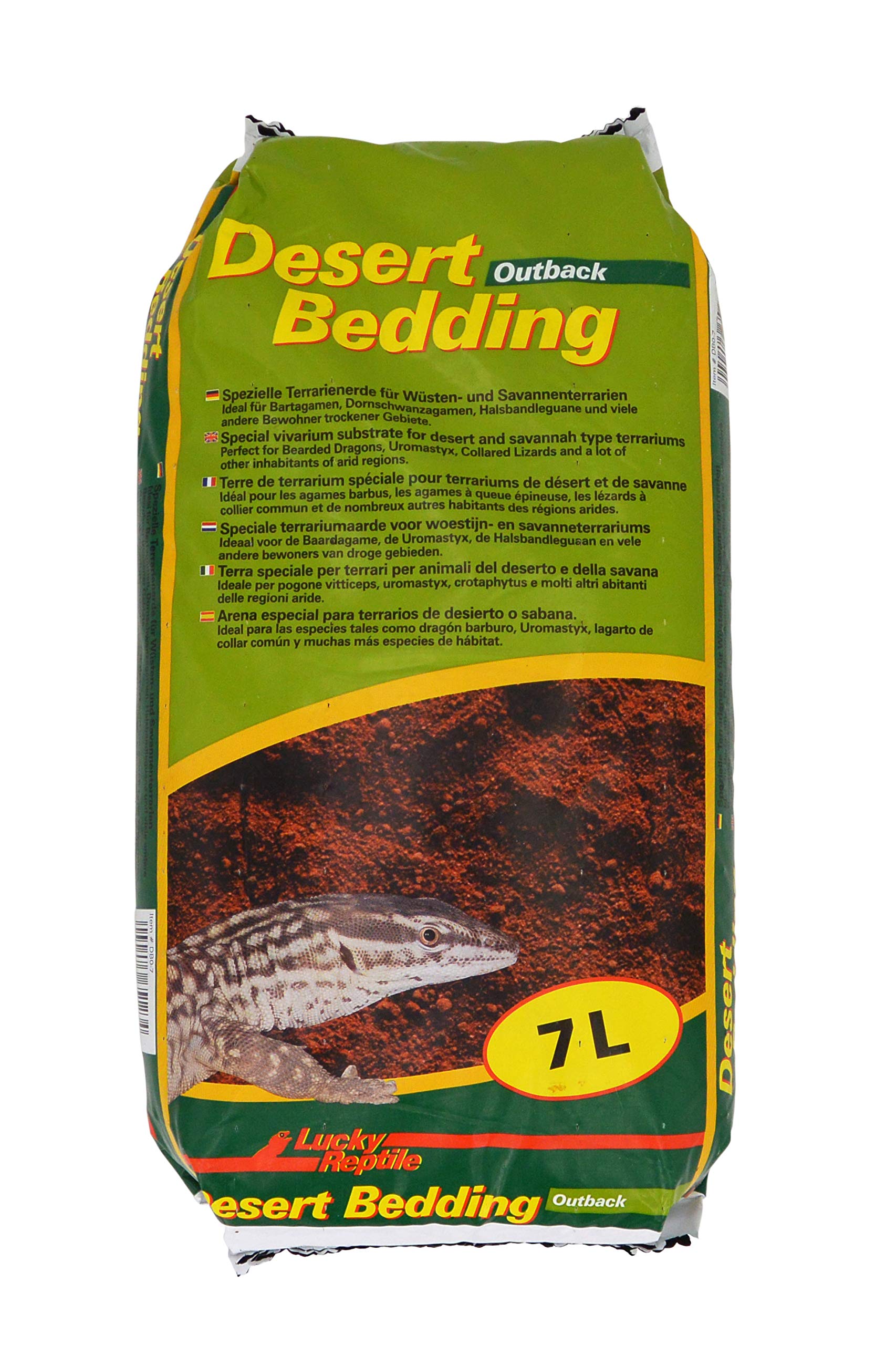 Lucky Reptile DBO-7 Desert Bedding Outback, 7 Litre, Red