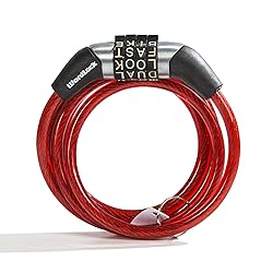 Wordlock CL-455-RD Non-Resettable Combination Cable