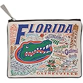 Catstudio Collegiate Zipper Pouch, University of Florida Travel Toiletry Bag, Ideal Gift for Alumni, Makeup Bag, Dog Treat Pouch, or Travel Purse