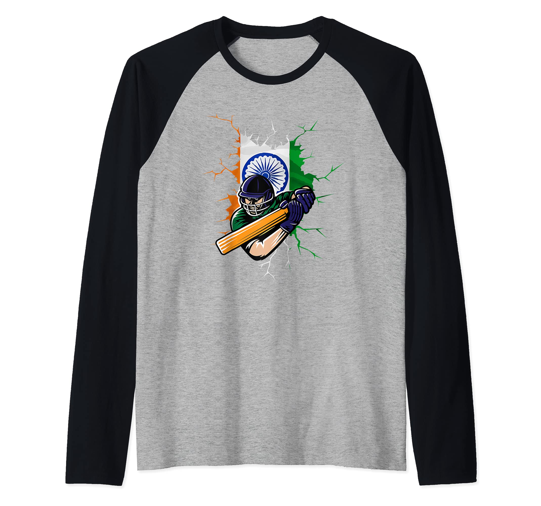 India Cricket T Shirt National Fans Team Jersey Gift Indian Raglan Baseball Tee
