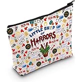 WCGXKO Horror Lover Gift Scary Movie Gift Little Shop Movie Makeup Bag for Scary Lover