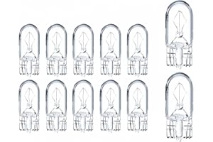 Kadiby 194 Longer life Auto Miniature Bulb,Ideal for Interior and Exterior Lighting,Trunk,Cargo,License Plate,Side Marker,Step Courtesy,Map Dome RV Camper Light (12 pack)