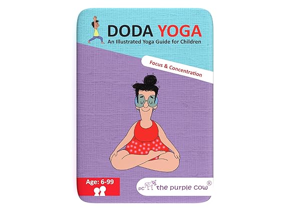 The Purple Cow Doda Yoga-Focus and Concentration Game, Multicolor
