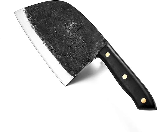 Amazon Com Promaja Handmade Serbian Chef S Knife 7 In Forged Carbon Steel Blade For Slicing Meat And Vegetables Japanese Knives Kitchen Dining