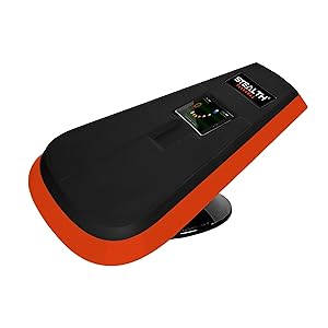STEALTH Core Gamer Trainer Personal - Dynamic Ab Plank Workout, Interactive Fitness Board Powered by Gameplay Technology for a Healthy Back and Strong Core (Orange Energy)