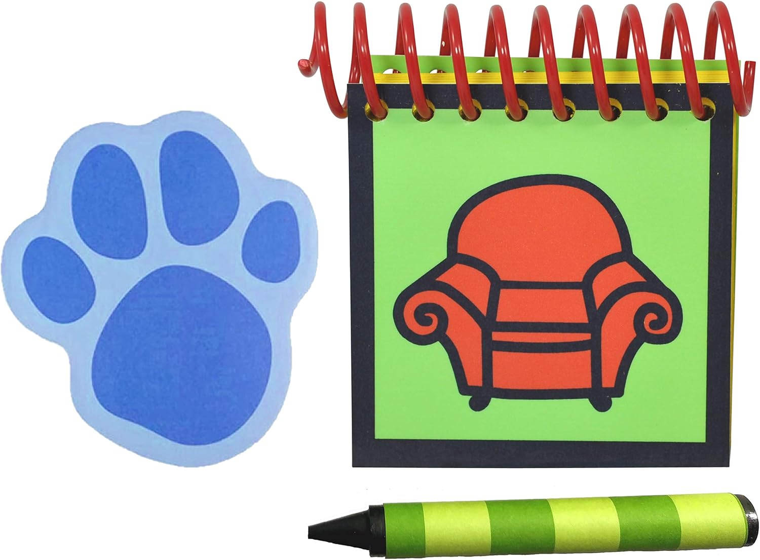Handcrafted Handy Dandy Inspired Steve Notebook with Large PAW Print Clues: Toys & Games