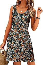 LUXVEER Womens Summer Hawaiian Dresses 2025 Floral