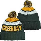 Ofxxu Football City Beanie 2025 Fashion Knit Pom-Pom Hat Soft Headwear Cuffed Winter Hat Sport Fans Gift for Men Women Kids