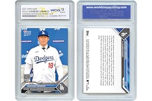 WCG 2023 Official Topps Now YOSHINOBU Yamamoto Rookie Los Angeles Dodgers Card #OS25 - Graded Gem-Mint 10
