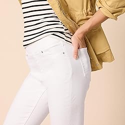 Amazon Essentials Women's Mid-Rise Stretch Pull-On