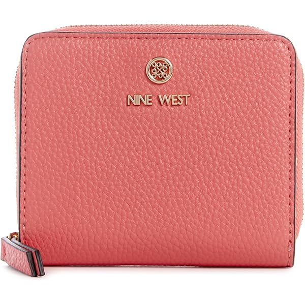 Amazon.com: Nine West Aidie Slg Small Zip Around Silver One