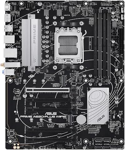 ASUS Prime A620-PLUS WIFI6 AMD A620 AM5 ATX DDR5 PCIe 4.0 Dual M.2 WiFi 6 USB-C