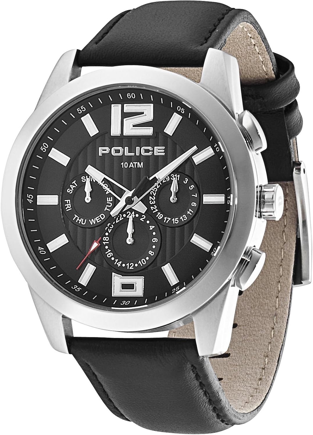 Police Men's PL13399JS/02 Trophy StainlessSteel Black