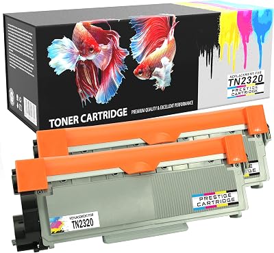 Prestige Cartridge TN2320 Toner Black 2pk for Brother HL DCP MFC L2300 L2700