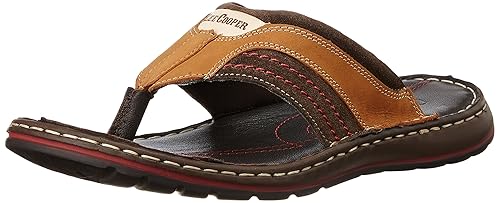 lee cooper men's leather flip flops thong sandals