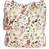 LHMTQVK Corduroy Tote Bags for Women, Large Capacity Tote Purse Reusable Grocery Shoulder Bag with Inner Pockets