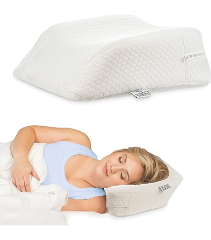 Aamira Orthopaedic Memory Foam Pillow Cervical Neck Support For All Sleepers | White | White | Standard | 1 - Groceries-218708