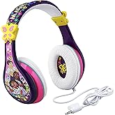 eKids Disney Encanto Wired Headphones for Kids, School, Home or Travel - Tangle Free Toddler Headphones with Volume Control, 3.5mm Jack, Includes Headphone Splitter