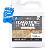Flagstone Sealer (Clear Natural Finish) 1 Gal - Serveon Sealants | Water-based Penetrating Stone Sealer, Outdoor Indoor Waterproof Protection Pavers, Floors, Pool Decks, Patio Surfaces, FLGST