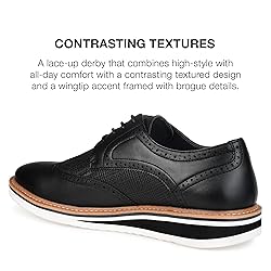 Vance Co. Men's Warrick Tru Comfort Foam Wingtip