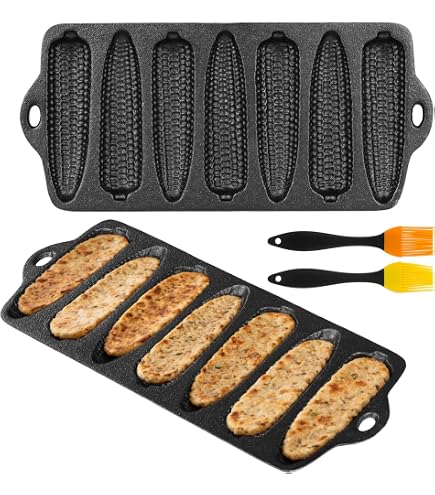 Amazon.com: Nordic Ware Cornbread Corn Cakes Pan: Home & Kitchen