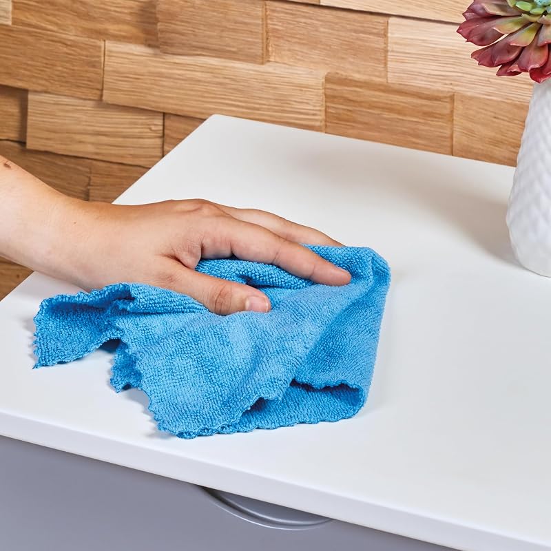 Paños de microfibra para limpieza | 8 bayetas Microfibre Collection | Para usar como trapos del polvo y paños de cocina | 30 x 30 cm | Colores surtidos | 8 unidades