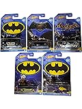 Hot Wheels Batman 2022 Batmobile Complete Set of 5