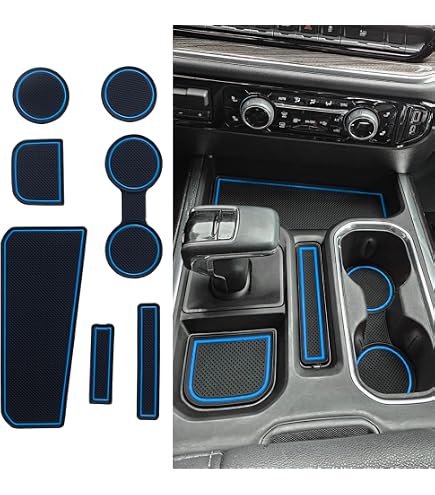 SENSHINE Center Console Cover For Chevy Silverado/GMC Sierra Accessories 2019-2023